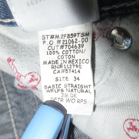 True Religion  Brand Jeans Blue Size 34 - Picture 12 of 14